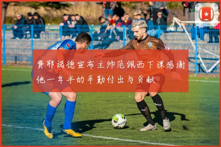 费耶诺德宣布主帅范佩西下课感谢他一年半的辛勤付出与贡献